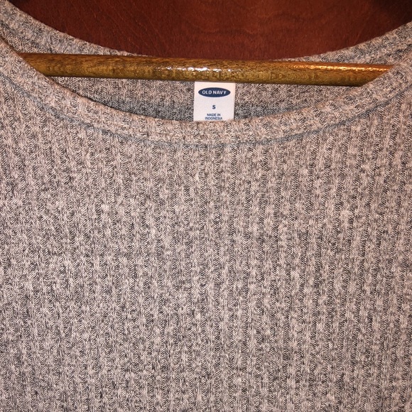 Light Grey Ribbed Sweater - Picture 2 of 4